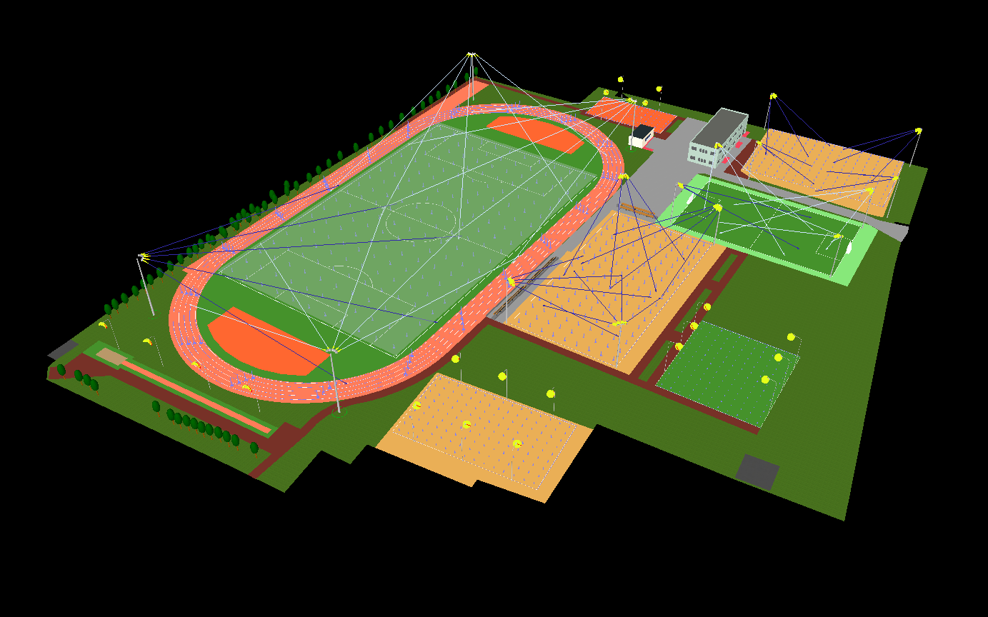 Готовые решения для спортивных объектов - Светодиодное освещение ВЕЛАР
